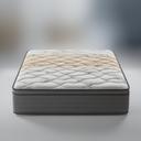Orthopaedic mattress with firm quilted finish and supportive profile in a showroom display